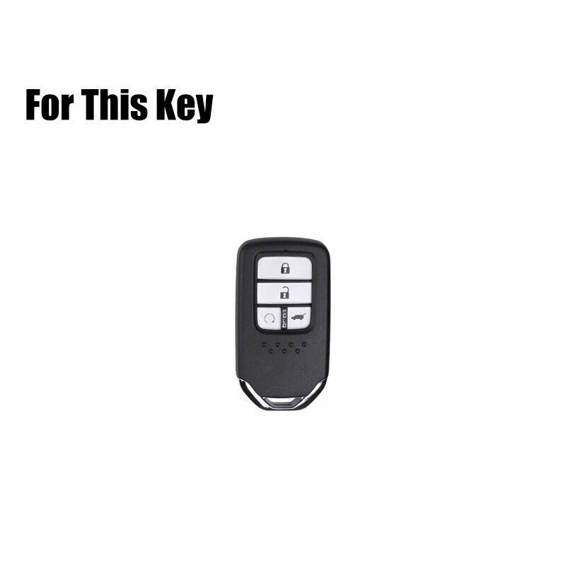 Funda de cuero genuino para llave de coche para Honda Accord Odyssey Pilot Civic Freed Foto 2 de 4