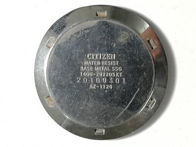 Fondo Luneta Tapa reloj CITIZEN AZ-1124 acero inoxidable Stainless Steel back