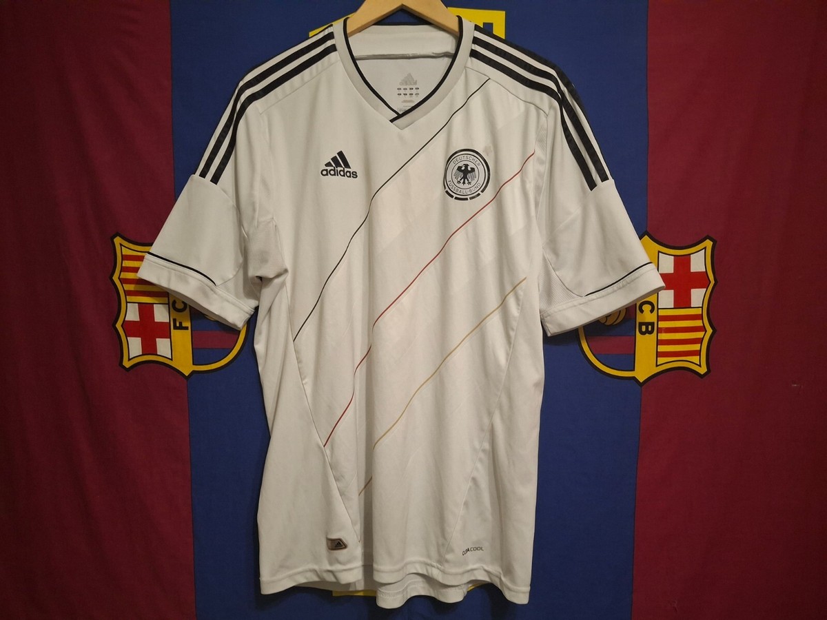 Germany Team Jersey Home shirt 2012 - 2014 White Adidas X20656