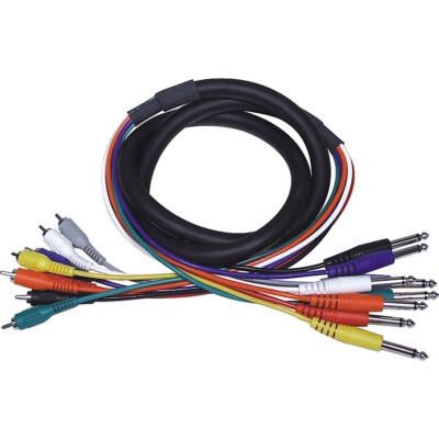 Hosa RCA-1/4'' 8-Channel Recording Snake 6.6 ft.