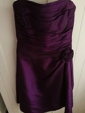 B2 Bridesmaid - 2 x 'Cadbury' Purple Bridesmaids Dresses,  Size 8 & 14