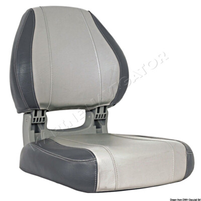 Osculati Scirocco ergonomic seat light grey + dark grey