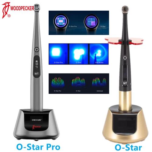 Woodpecker O-Star/ Pro Dental LED Curing Light 1 Sec Resin Cure Lamp 3000mW/cm²