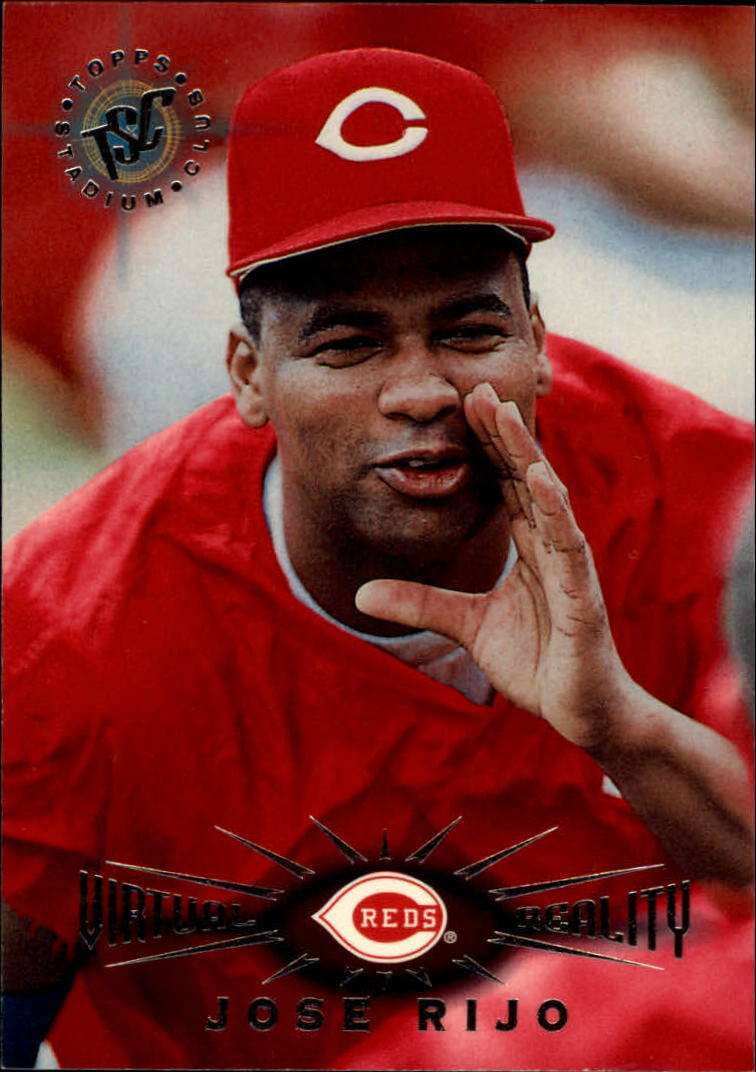1995 Stadium Club Virtual Reality Cincinnati Reds Baseball Card 157