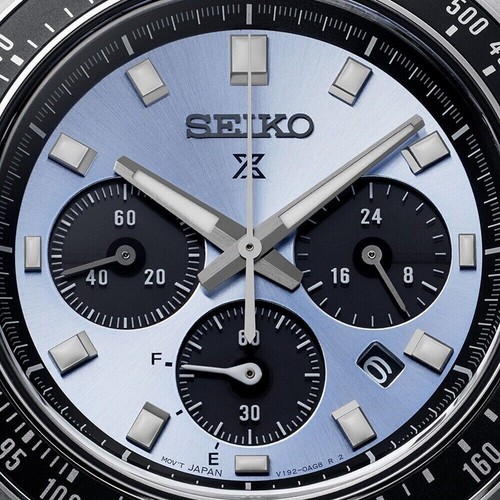 Seiko Men's Prospex Speedtimer Stainless Steel Bracelet Watch SSC935 - Picture 4 of 6