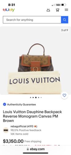 Louis vuitton dauphine canvas - Gem