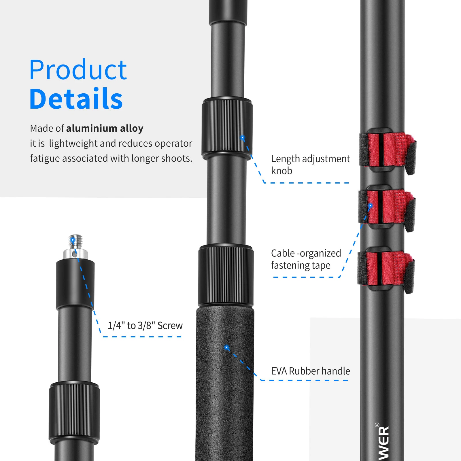 Neewer NW-7000 Boom Pole - Thumbnail 3