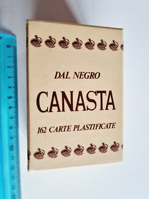 Playing Cards from Dal Negro Canasta 3 Decks Original Vintage New