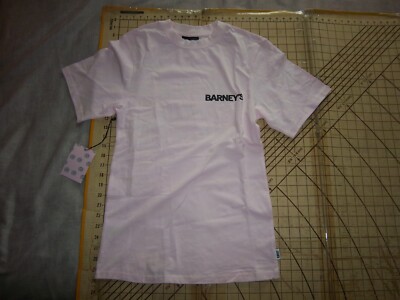 MENS XSMALL KROST BARNEYS NEW YORK LIGHT PINK T-SHIRT - NWT