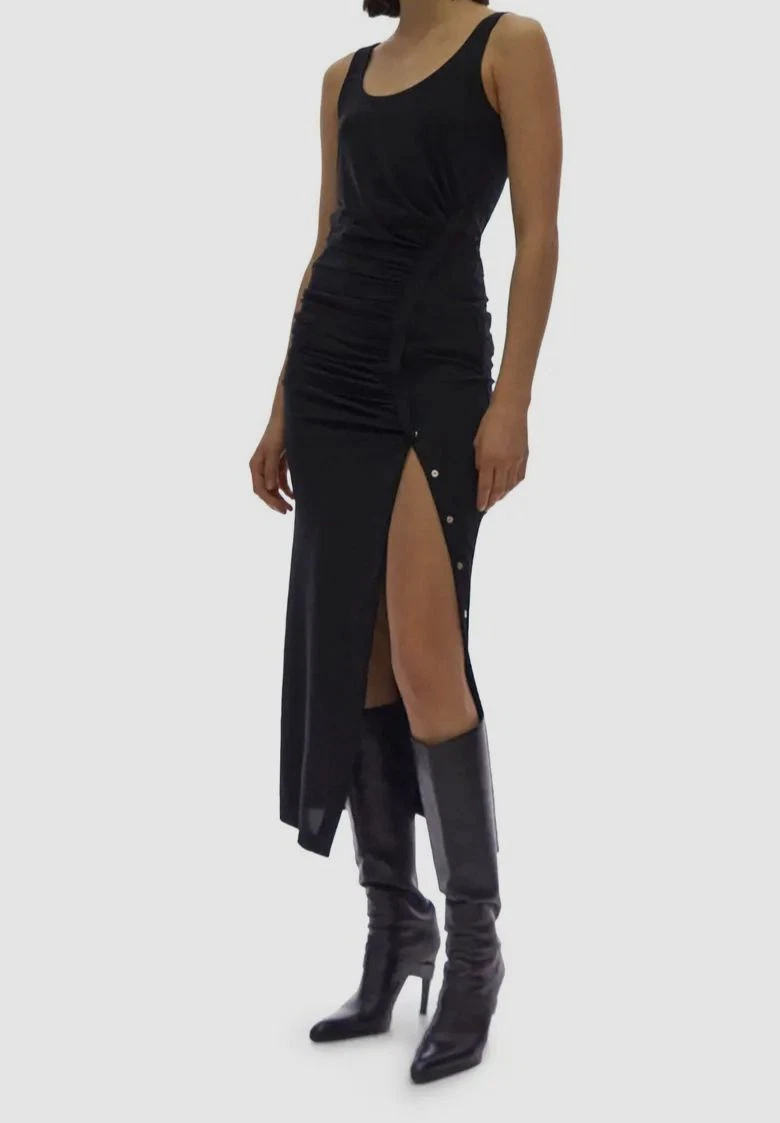 Helmut lang midi best sale dress