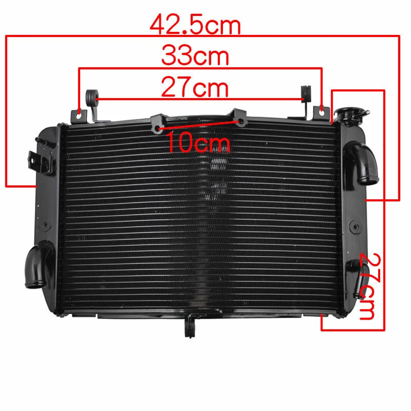 Motorcycle Aluminum Engine Cooling Radiators For Yamaha YZF-R1 YZF R1 2009-2014 Foto 2 de 4