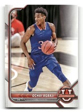 2022 Topps Bowman University Basketball ~ Base ~ #87  Ochai Agbaji
