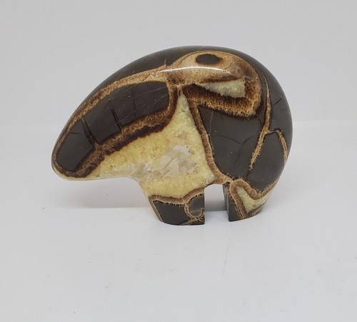 SEPTARIAN BEAR, (Polished) Semi Precious Rock - 5" x 3.5" Pre-owned - Picture 9 of 9