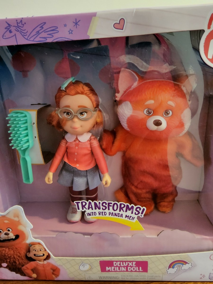Disney Turning Red Movie Deluxe MEILIN DOLL Transforms Into Red
