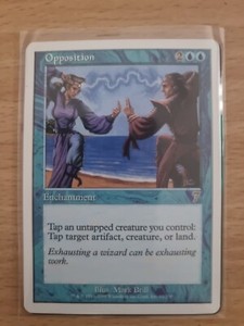 MTG Opposition - 7th Edition Magic the Gathering Rare NM