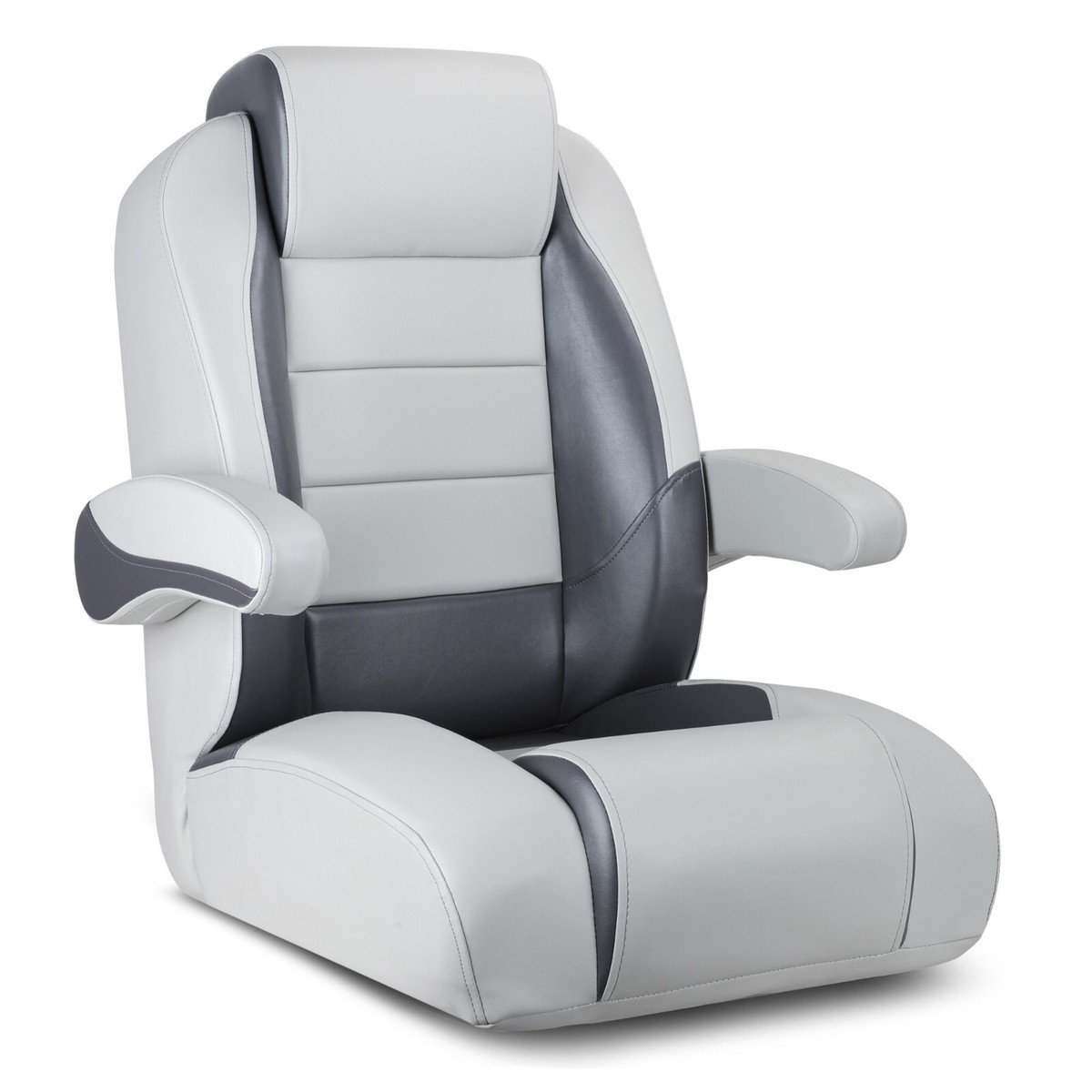 NORTHCAPTAIN Reclining Pontoon Captain's Chair Bucket Seat,Light