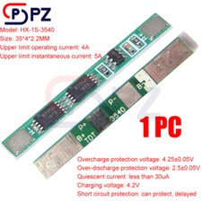 1S 3.7V 3A PCB BMS Protection Board for 1 Pack 18650 Li-ion lithium Battery Cell