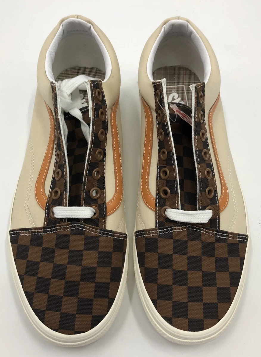Vans Checker Mixed Utility Old Skool Skate Shoes Sneakers Mens