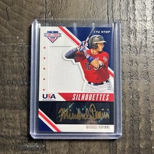 Michael Davinni 2020 Panini USA Baseball Stars & Stripes Prime /44  Patch Auto
