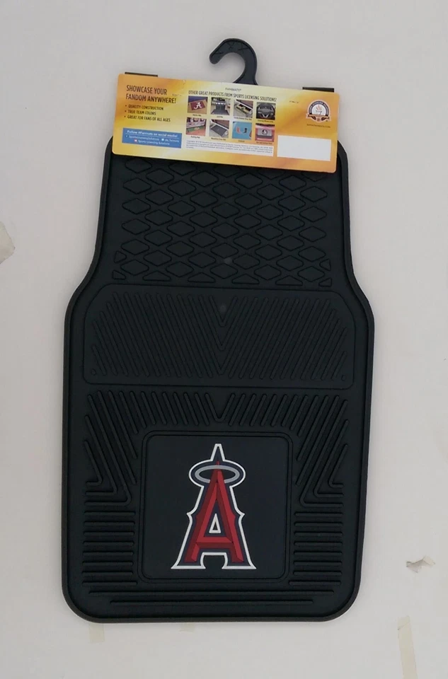 MLB Los Angeles Angels Vinilo Auto Coche Camión Alfombrilla y Marco de Placa Foto 2 de 4
