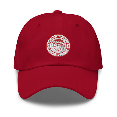 Olympiacos Retro Minimalist Design Embroidered Dad Hat Soccer Football Cap