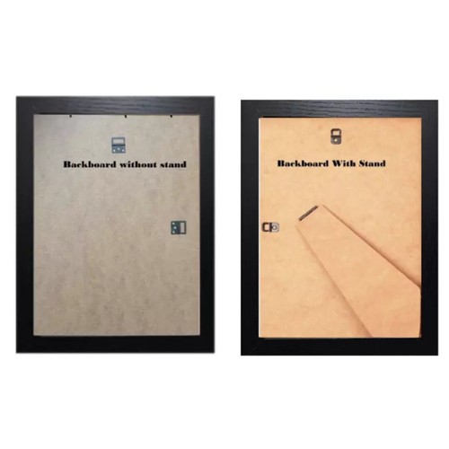 4Pcs Black Wooden Effect Photo Frames 12x8" Wall Hanging Frames Collage Set - Picture 5 of 5