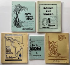 Eva Anderson SIGNED COLLECTION : Mexico - Alaska - Pacific - Wenatchee World +++