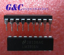 2PCS LM3916N LM3916 LM3916N-1 IC DRIVER DOT BAR DISPLAY 18-DIP