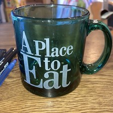 A Place to Eat Vintage Coffee Cup Mug Made in USA 3-5/8"T