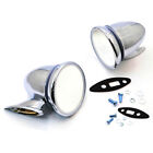 <!--F#f_0-->NEW CHROME DOOR MIRROR STEEL PAIR FIT HOLDEN EJ EH HD HR HT HG PREMIER UTE 62-80<!--F/-->