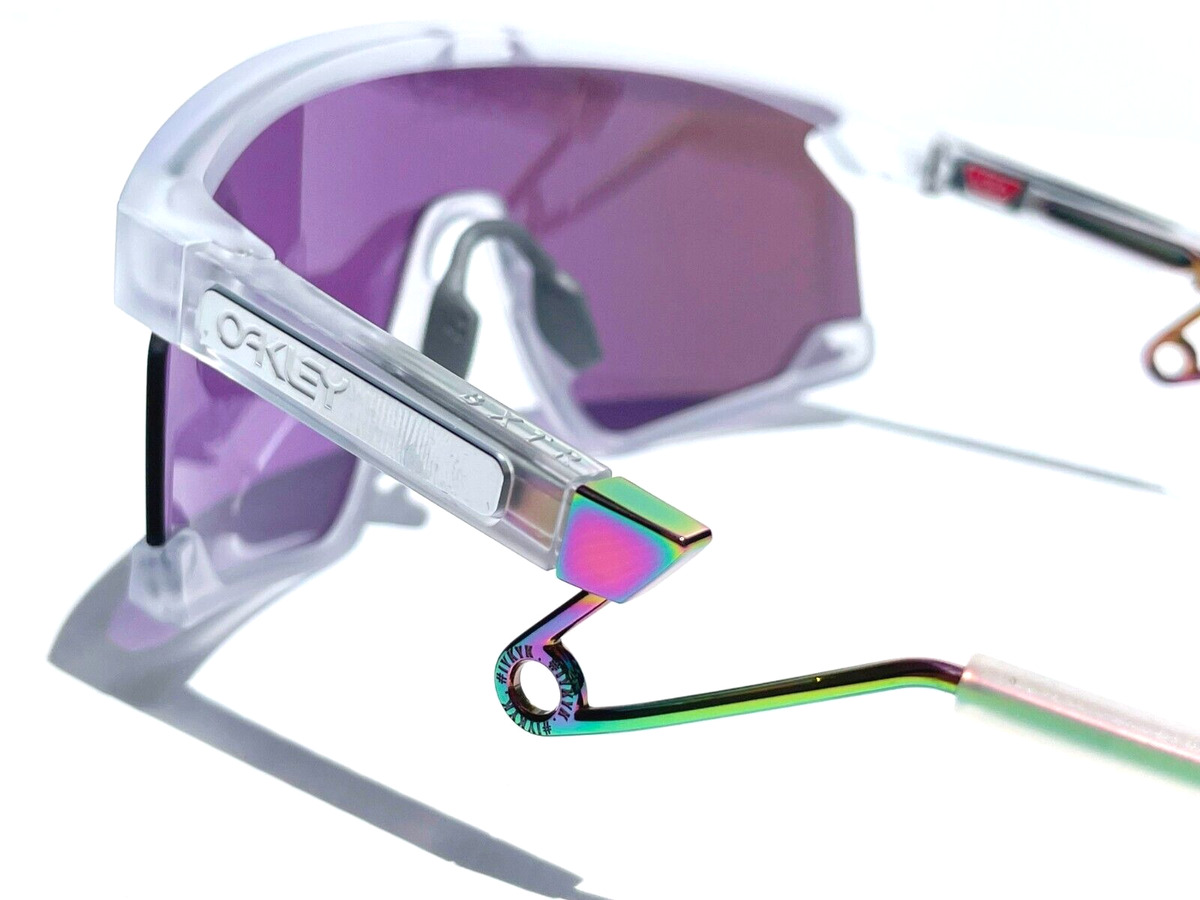 NEW Oakley BXTR Metal Matte Clear PRIZM Violet Purple Lens