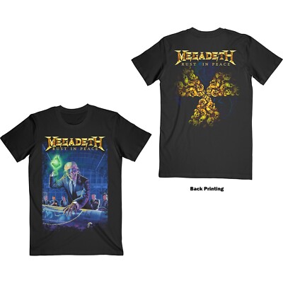 MEGADETH RUST IN PEACE OFFICIAL SHORT SLEEVE SHIRT EXTRA EXTRA LARGE