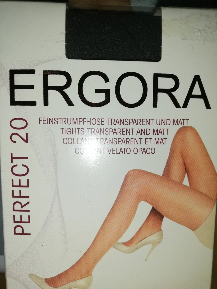 Gr. 44 46 NEU -3 Fein Strumpfhosen Esda, C&A, Ergora 20 den, Graphit, Braun u.a. - Bild 2 von 4