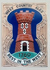 Reproduction Metal A4 Sign Best In The West West Country Ales  £9.99 Free Post