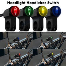 Universal 7/8" Light Bar On Off Switch Button For Motorcycle Scooter Dirt Bike