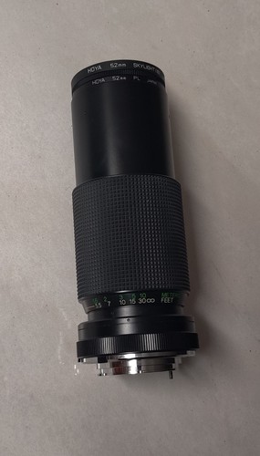 Vivitar 70-210mm 1:4.5 Macro Zoom Lens For Canon 52mm + Cover Lens-Made in Japan