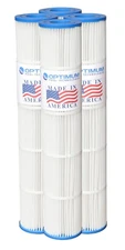 New Pool Filter Cartridge 4 Pack Replacement for Pentair Quad DE 100 - USA Made