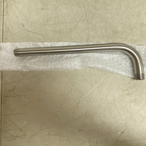 Signature Hardware Wall-Mount Rainfall Shower Arm 12" Brushed Nickel - Picture 3 of 9