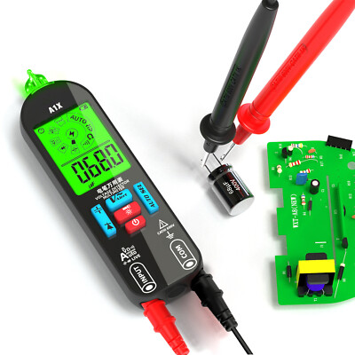 A1X Mini Digital Multimeter Intelligent Auto Ranging Rechargeable DC/AC Voltagme