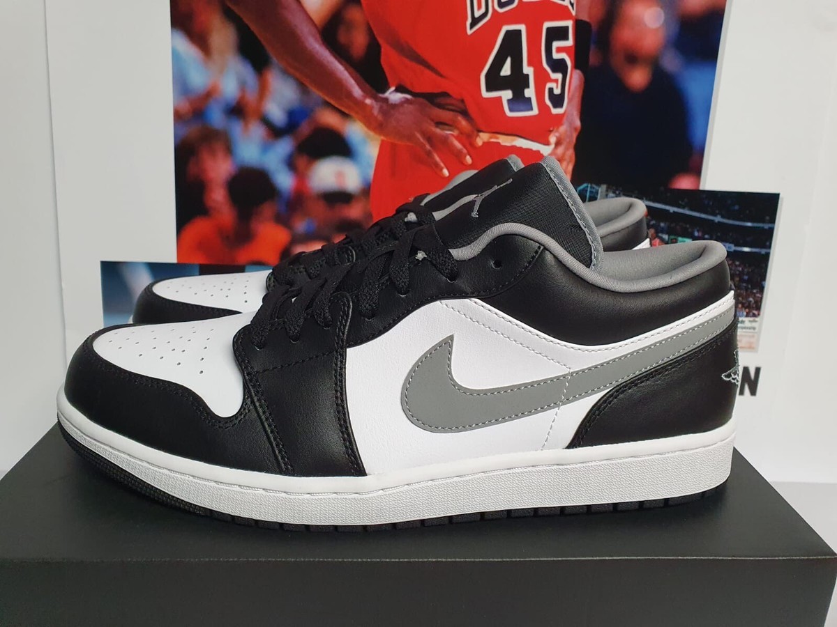 Nike Air Jordan Low White Black Grey Men's UK 11 EUR 46 (553558