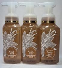 3 Vanilla Swirl Gentle Foaming Hand Soap Bath  Body Works 8.75 fl oz