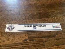 ARIZONA DIAMONDBACKS GAME USED BASEBALL LOCKER ROOM NAMEPLATE SHANE REYNOLDS