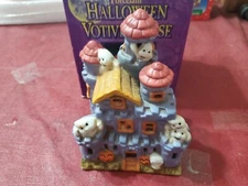 Creepy Creatures Halloween Porcelain Votive Tealight House 658002