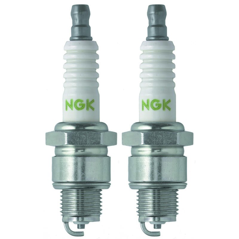 NGK Spark Plug 4838 2-PACK V-Power BP8H-N-10 14mm Copper/Nickel, Flat, 8
