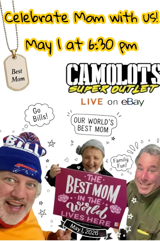 Celebrate the Commander-in-Chief of the House, Mom, May 1 at 6:30 pm EDT