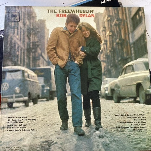 Vintage Bob Dylan The Freewheelin Vinyl Record LP PC 8786