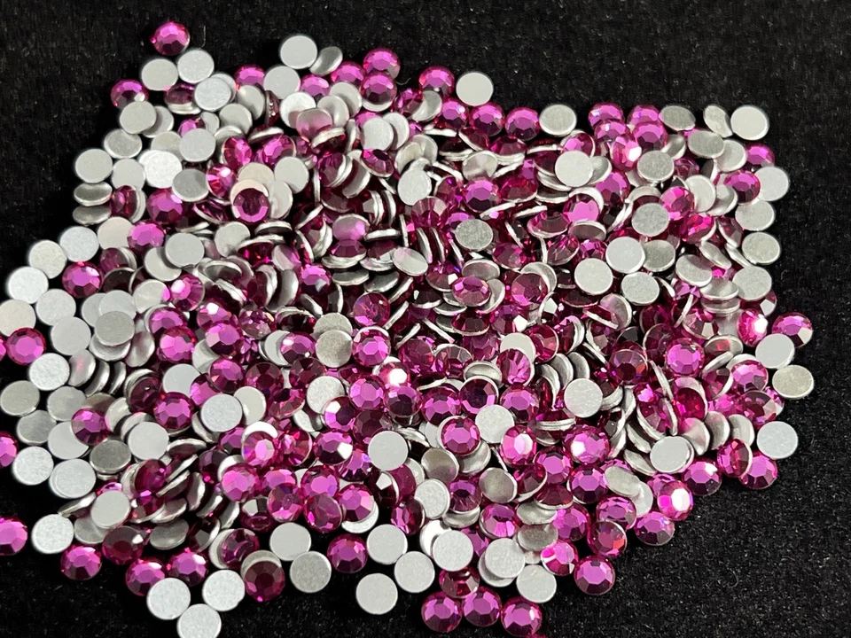 Lámina de plata superior Swarovski Fuschia 16SS Art2000, 10 brutas (1440 piezas) Foto 3 de 4