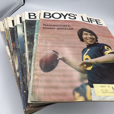 Boys Life Magazine.  Lot of 13 Magazines. Years 1971-74 Bobby Orr Hank Aaron