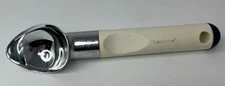 Vintage Tupperware 3045-2 Ice Cream Scoop Metal Heavy Duty White Handle