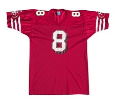 Champion Vintage 90's San Francisco 49ers Jersey #8 Steve Young Large NFL